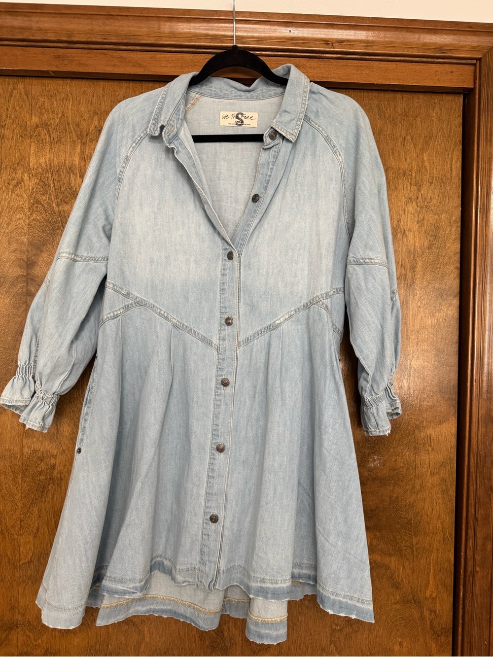 We The Free Light Blue Denim Tunic/Dress